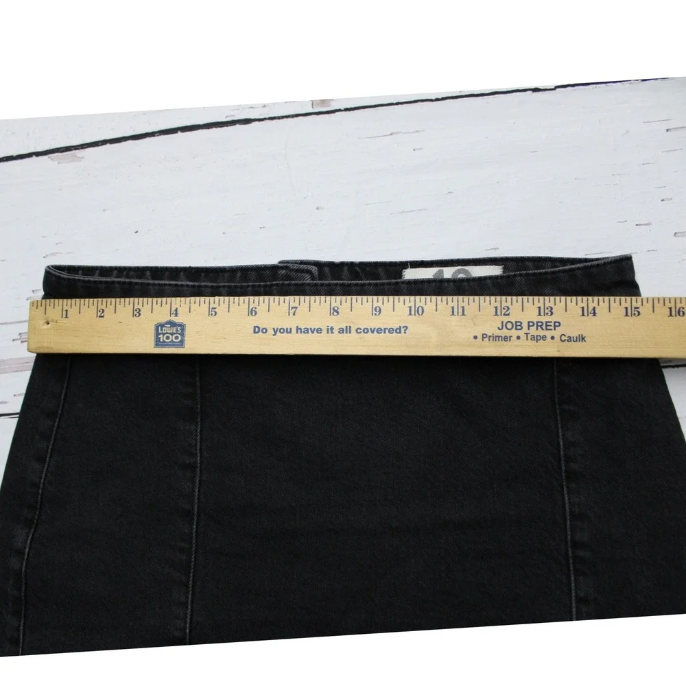 Free People Black Mini Skirt